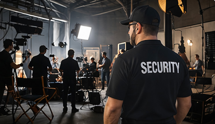 Production security on a film set